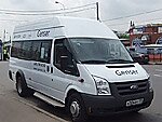 Бесплатный автобус Genser в пункт аренды автомобилей АрендаАвто-чрк на Новорязанском шоссе